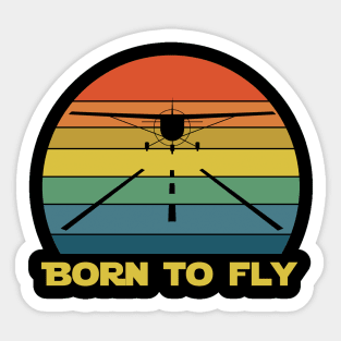 Born To Fly Sticker